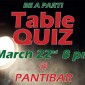 IDGTF TABLE QUIZ 2016 - TUES MARCH 22ND